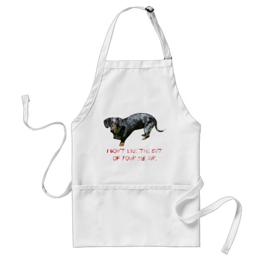 Ik kijk naar je standaard schort (Voorkant)