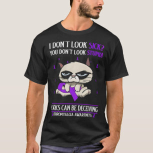 Ik kijk niet ziek Fibromyalgie T-shirt