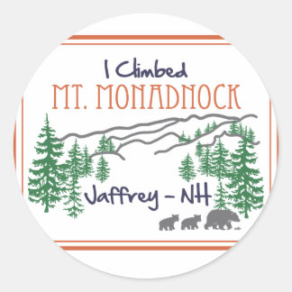 Ik klikte Mt. Monadnock Ronde Sticker