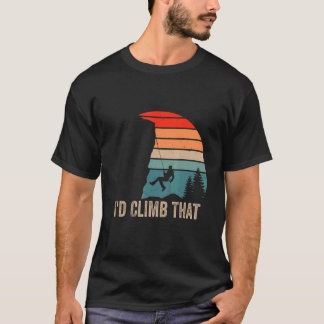 Ik klimde die Retro Rock die  klimt T-shirt
