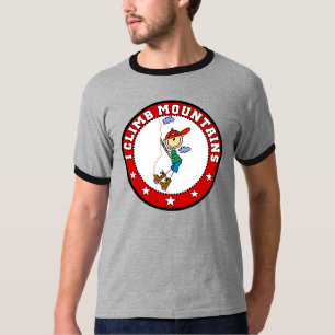Ik klimt bergen T-shirt