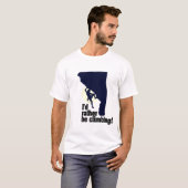 Ik klimt liever. t-shirt (Voorkant volledig)