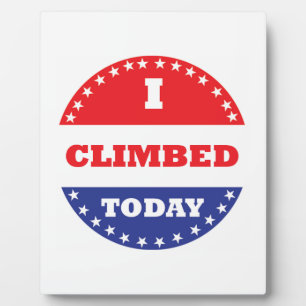 Ik klom vandaag fotoplaat