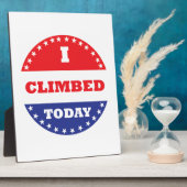 Ik klom vandaag fotoplaat (Zijkant)