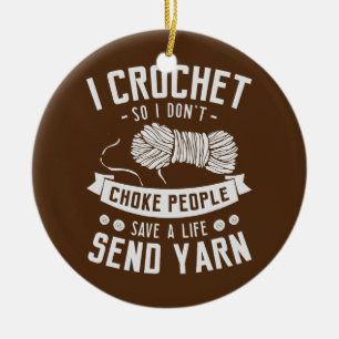 Ik knalt zodat ik mensen niet verstik om een leven keramisch ornament
