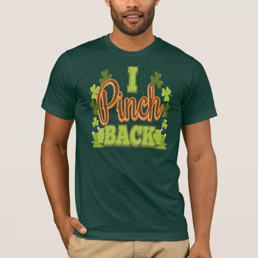 Ik knijp terug grappige St Patrick's Day T-shirt (Voorkant)