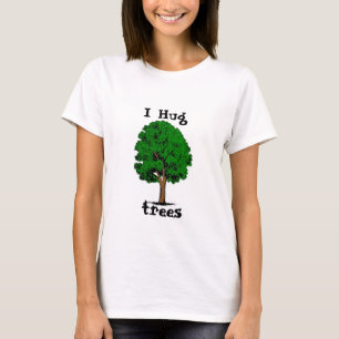 Ik knuffel bomen t-shirt