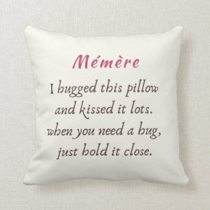 Ik knuffelde deze kussen. kussen