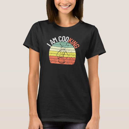 Ik koken Kitchen King Chef Cook 3 T-shirt (Voorkant)