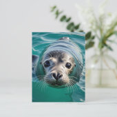 Ik kom alleen even bij je kijken | Contact houden Briefkaart (Staand voorkant)