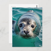 Ik kom alleen even bij je kijken | Contact houden Briefkaart (Voorkant / Achterkant)