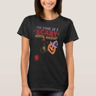 Ik kom als enge medische assistent Halloween C T-shirt