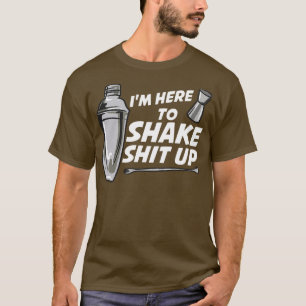 Ik kom barkeeper schudden t-shirt