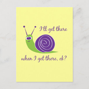 Ik kom er wel als ik er ben. briefkaart