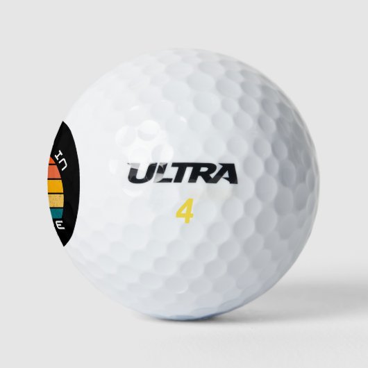 Ik kom in de Vredesruimte Golfballen (Logo)