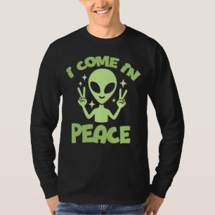Ik Kom in Vrede Grafisch T-shirt