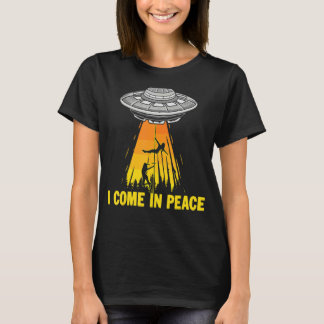 Ik kom in vrede, ik ben een vredelievende bril. t-shirt