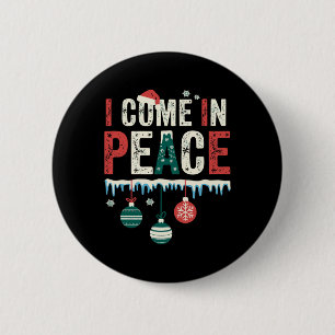 Ik kom in vrede, ik ben grappig vreedzaam bijpasse ronde button 5,7 cm