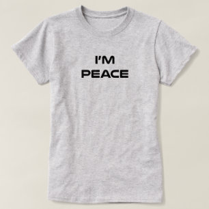 Ik kom in vrede (Shirt van paren die overeenkomen T-shirt