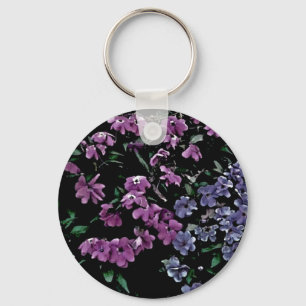 Ik kom naar de tuin alleen Floral Sleutelhanger