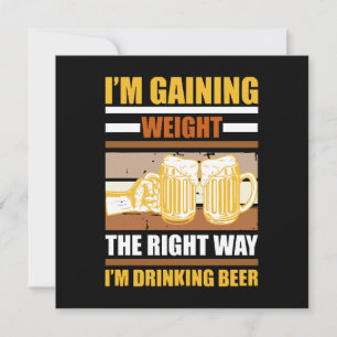 Ik kom op de juiste manier aan Ik drink bier