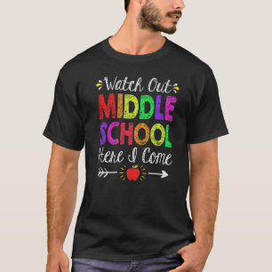 Ik kom terug naar Schoo. T-shirt