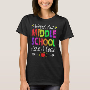 Ik kom terug naar Schoo. T-shirt