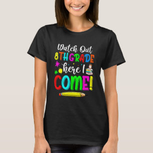 Ik kom terug naar school. t-shirt