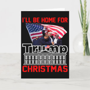 Ik kom thuis met Kerstman Kerstman Grappige Trump  Kaart