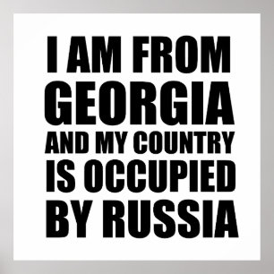 Ik kom uit Georgië Poster