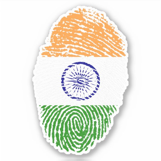 Ik kom uit India Sticker (Voorkant)