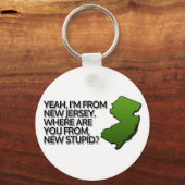 Ik kom uit New Jersey. Sleutelhanger (Voorkant)