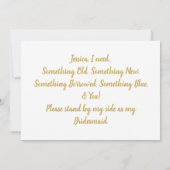 Ik kon niet zeggen dat ik zonder jou deed. | Goudo Kaart (Achterkant)