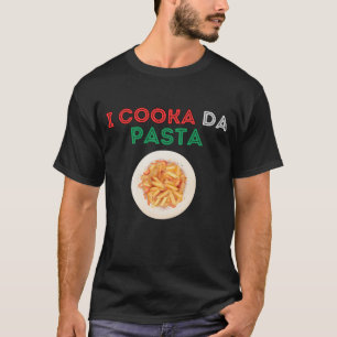 Ik Kook De Pasta T-Shirt Grappige Italiaanse Eten