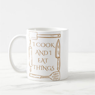 Ik Kook En Ik Eet Dingen Grappig Koken Ontwerp Koffiemok