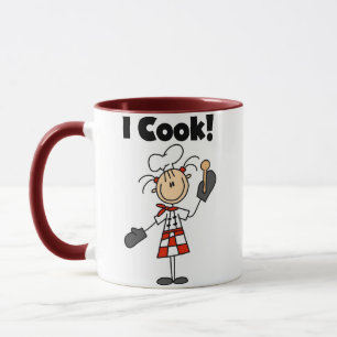 Ik Kook - Vrouwelijke Chef Mok
