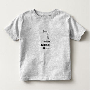 Ik koop het op een speciale markt - kinder shirts