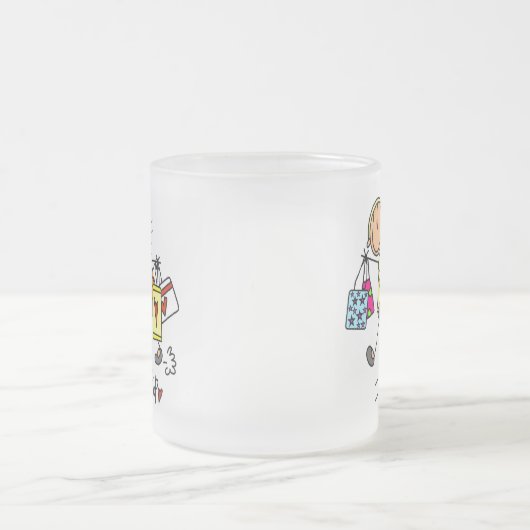 Ik koop overhemden en cadeaus matglas koffiemok (Center)