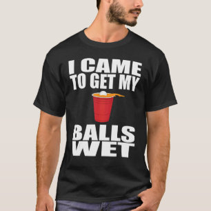 Ik koos ervoor om mijn ballen Gezegde te krijgen T-shirt