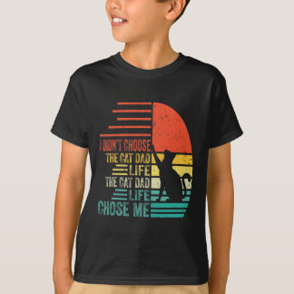 Ik koos niet voor het kattenvader-leven Retro Vade T-shirt