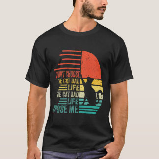 Ik koos niet voor het kattenvaderleven Retro Vader T-shirt