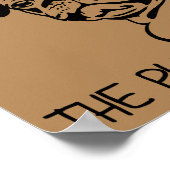 Ik koos niet voor het Pug Life Funny Poster Sign (Hoek)