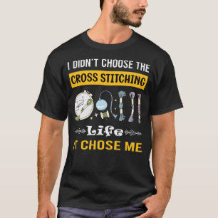 Ik koos voor cross stitching t-shirt
