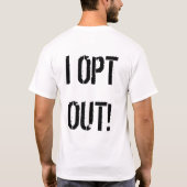 IK KOPEN UIT! T-SHIRT (Achterkant)