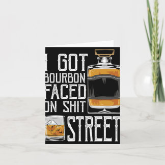 Ik kreeg Bourbon Faced Street - Whiskey &amp; Bour Kaart