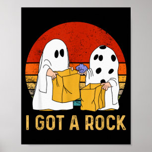 Ik Kreeg Een Rock Shirt Halloween Trick Or Treat G Poster