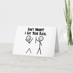 Ik kreeg Uw Rug! Kaart