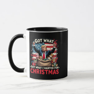 Ik kreeg wat ik wilde voor Kerstmis Trump Santa Mok