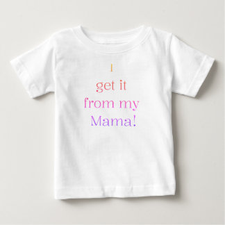Ik krijg het van mijn Mama grappige kids T-shirt