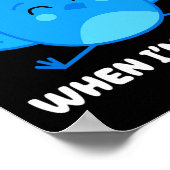 Ik krijg luiheid als ik blij ben dat ik op Autisme Poster (Hoek)